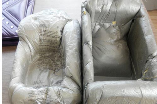 PU现场发泡包装缓冲浇注聚氨酯案例